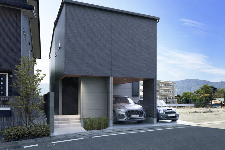 建築3DCGパース_戸建て外観パース