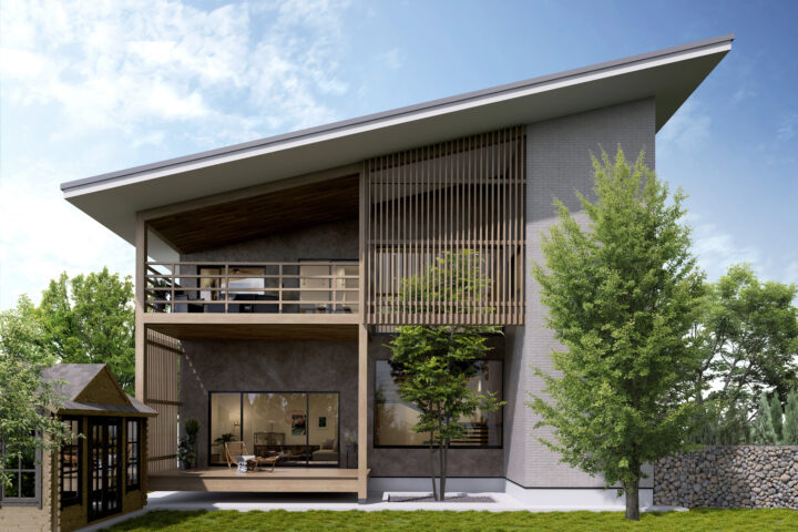 戸建て住宅_建築CGパース
