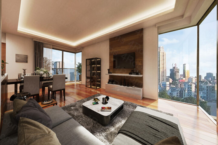 建築パース マンション インナー CGパース