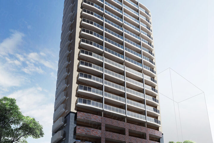 マンション_外観_CGパース