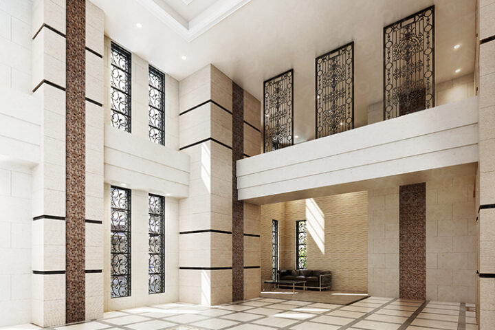 エントランスホール_CGパース