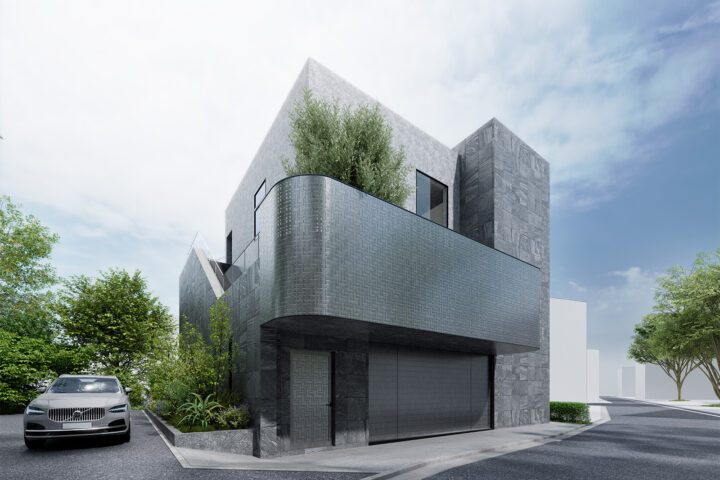 戸建て住宅 外観CGパース