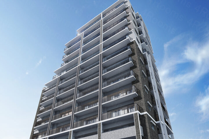 マンション外観CGパース制作