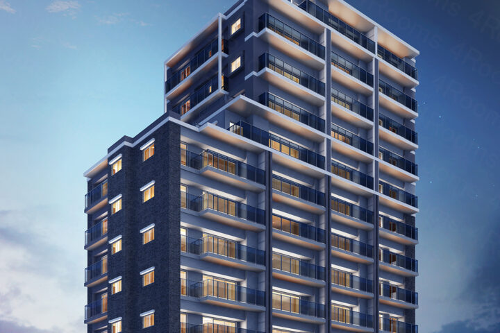 マンション「外観夜景CGパース」