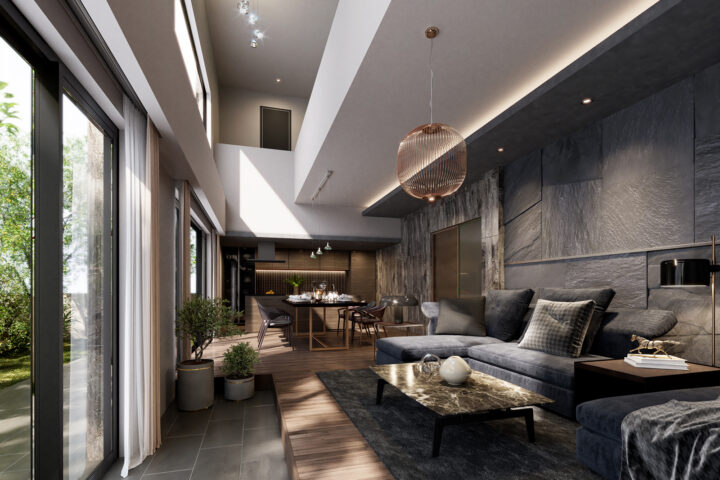 戸建て住宅の内観_インナーCGパース